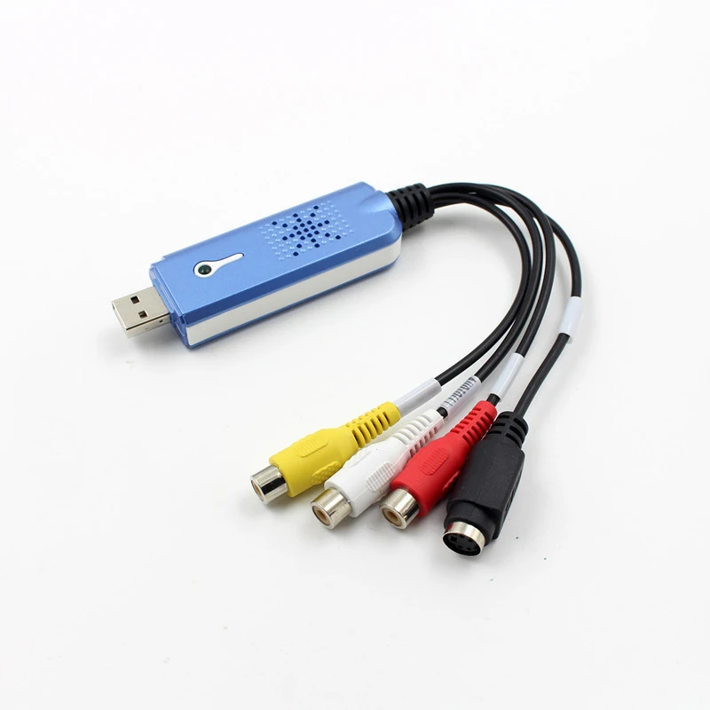 

USB 2.0 VHS To DVD Converter Convert Analog Video To Digital Format Audio Video DVD VHS Record Capture Card Quality PC Adapter