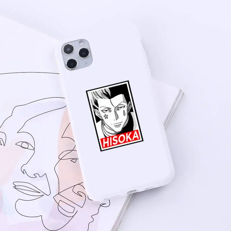 

Hunter X Hunter Killua Zoldyck Phone Case Candy Color for iPhone 6 7 8 11 12 s mini pro X XS XR MAX Plus