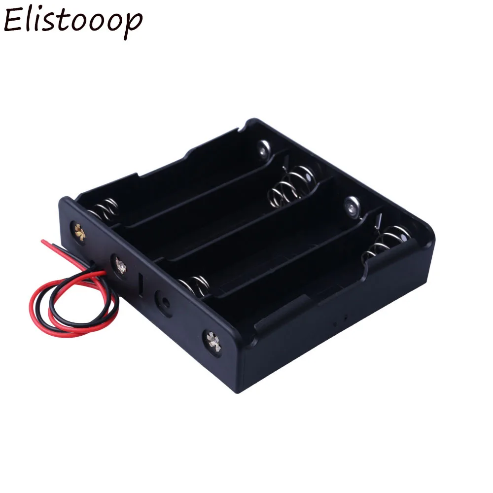 Пластиковый Чехол для аккумулятора 18650 контейнер хранения с проводными выводами