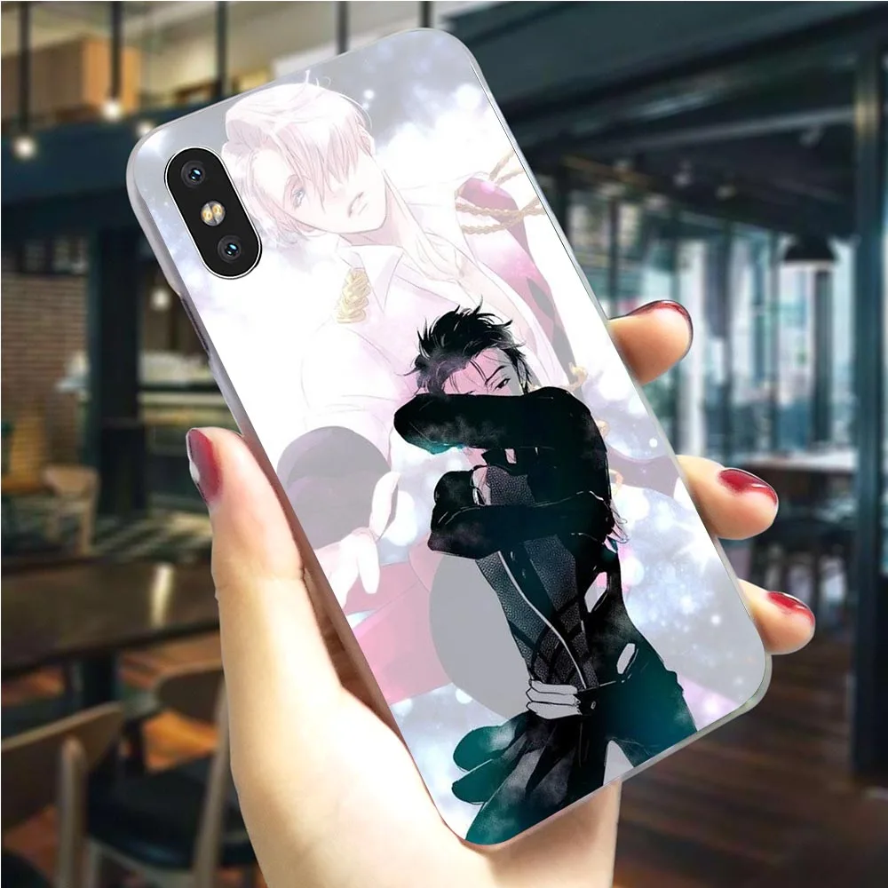 Яркий чехол для телефона YURI on ICE iPhone Xs Max 5 5S SE 6 6S/6 6S Plus 7 8/7 8 X XR XS Жесткий Чехол |