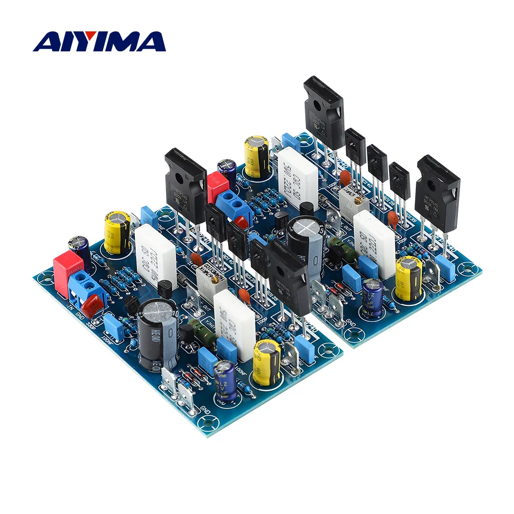 Плата усилителя мощности AIYIMA 1 пара усилитель 100Wx2 IRF240 FET Class A аудиоплата для