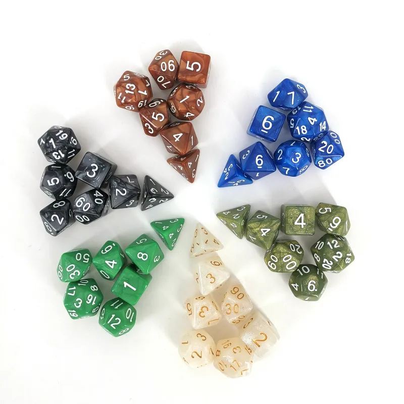 Набор цифровых игральных костей для супер Вселенной Galaxy DND D4 D20 подземелья и