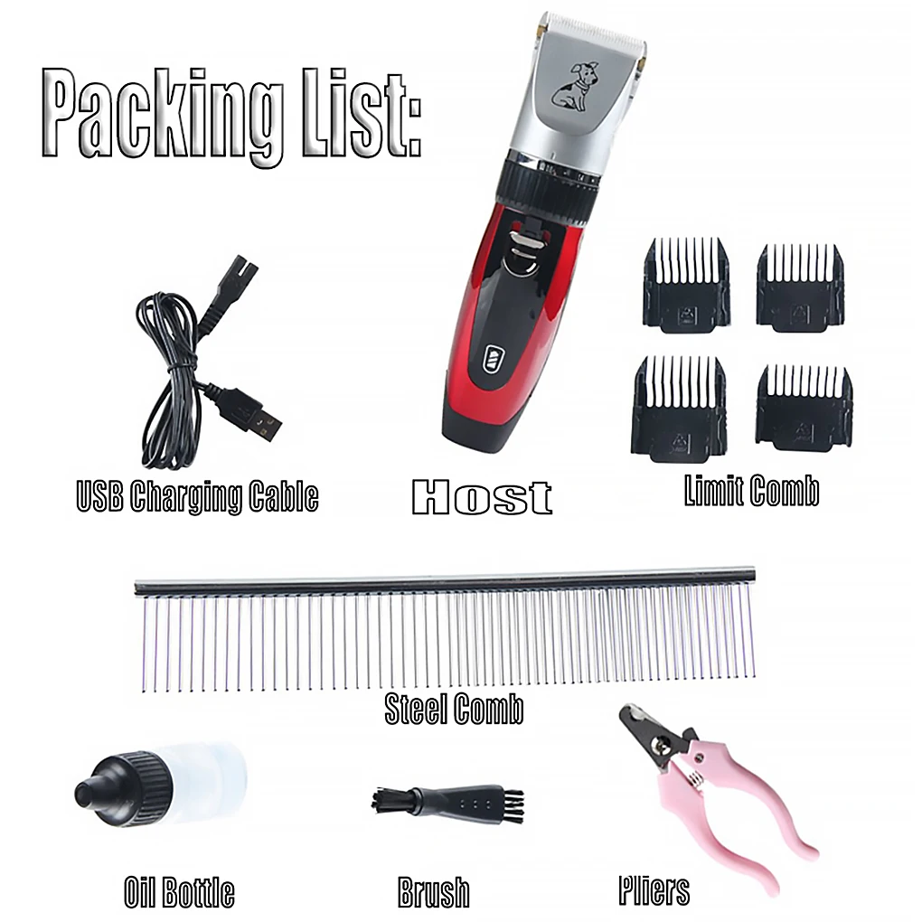 Электрическая бритва для стрижки домашних животных набор триммеров уход за