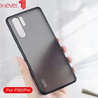 x level transparent case for huawei p30 pro hard matte pc soft silicone edge back phone cover for huawei p30 case p30