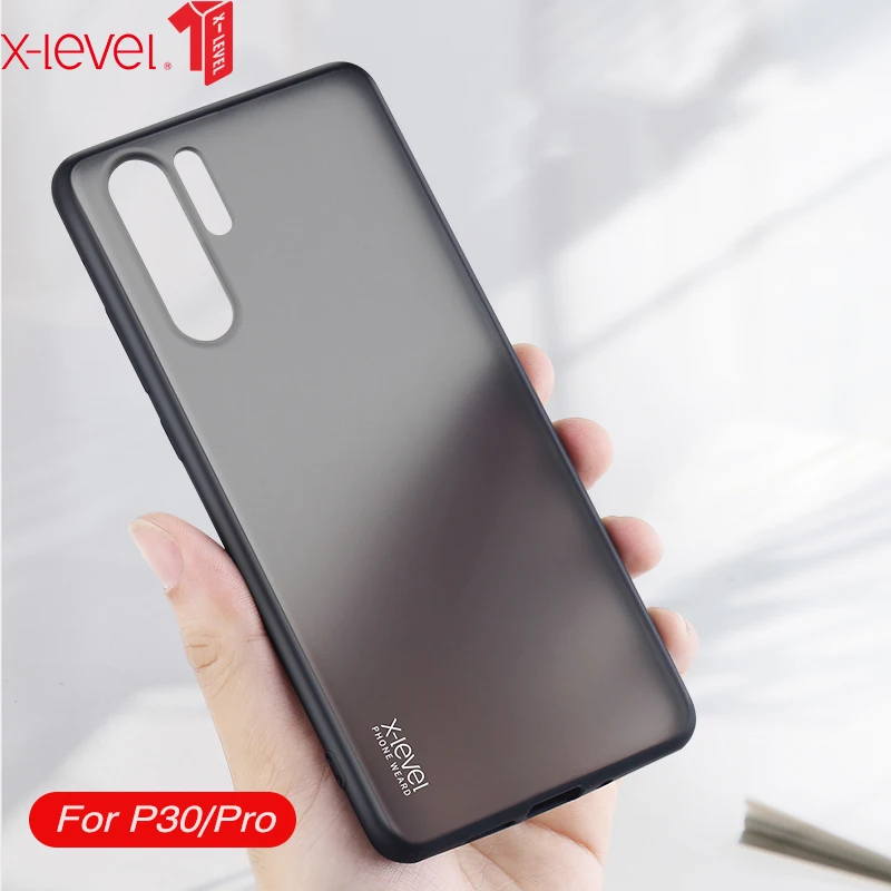 Прозрачный чехол X-Level для Huawei P30 Pro жесткий матовый мягкий из поликарбоната с