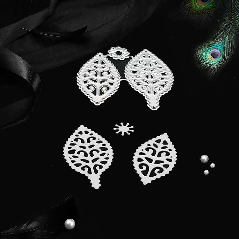 3D Цветочная резка металлические штампы кружевные лепестки шаблон для сделай сам