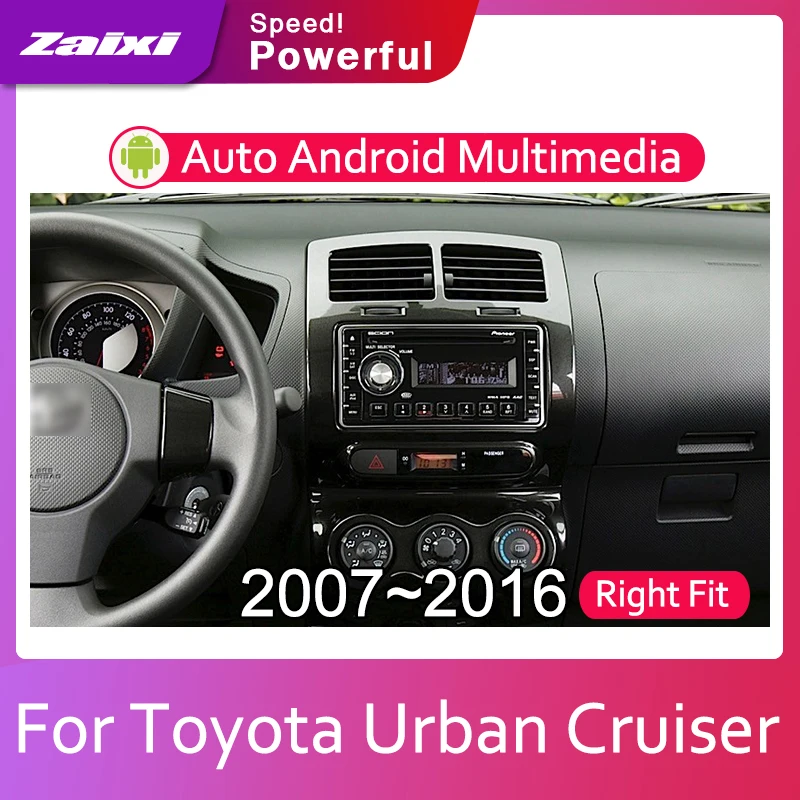 ZaiXi автомобильная система Android 1080P IPS ЖК экран для Toyota Urban Cruiser 2007 ~ 2016 автомобильный