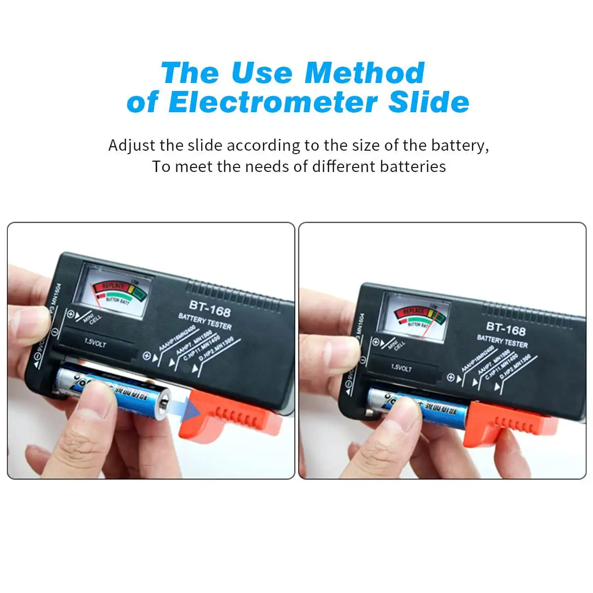 

98 Battery Storage Box Digital Multiple Size Battery Tester Storage Organizer Holder Battery Rack Case Box Voltage Meter Tools