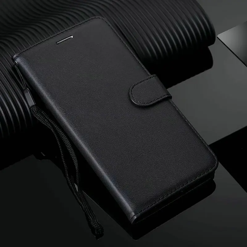 Черный Для Xiaomi mi 9 mi 9 SE mi 9t Pro A3 Lite Флип Стенд кожаный чехол mi 8 мягкий чехол держатель для карт кошелек mi A2 Lite Etui mi CC9 CC9E - Цвет: Черный