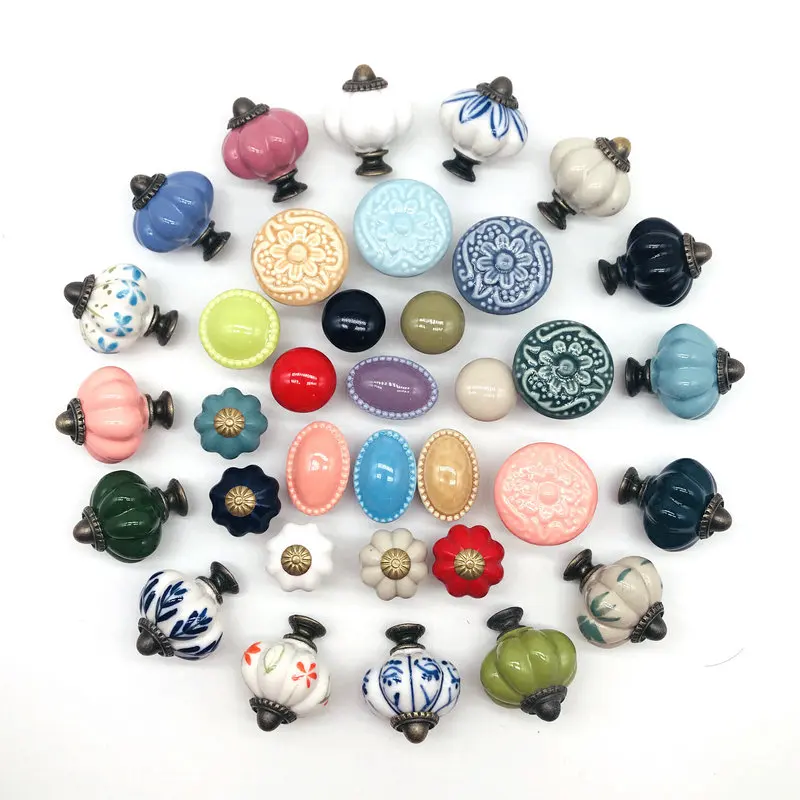 Различные современные Стиль тыквы Форма Одно Отверстие Мебельные ящик шкафа