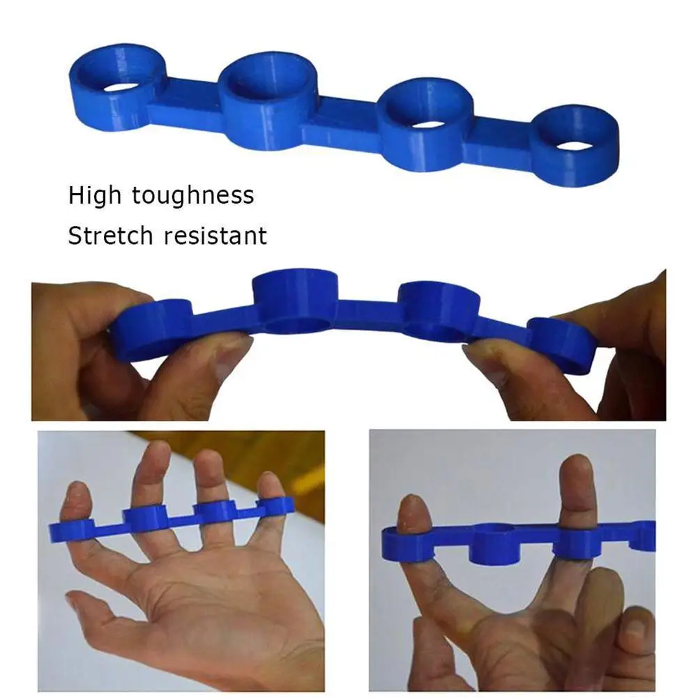 

Guitar Finger Exercise High Elastic Plastic Hand Exerciser Strength Grip Wrist Finger Stretcher Trainer Exercise M3U8