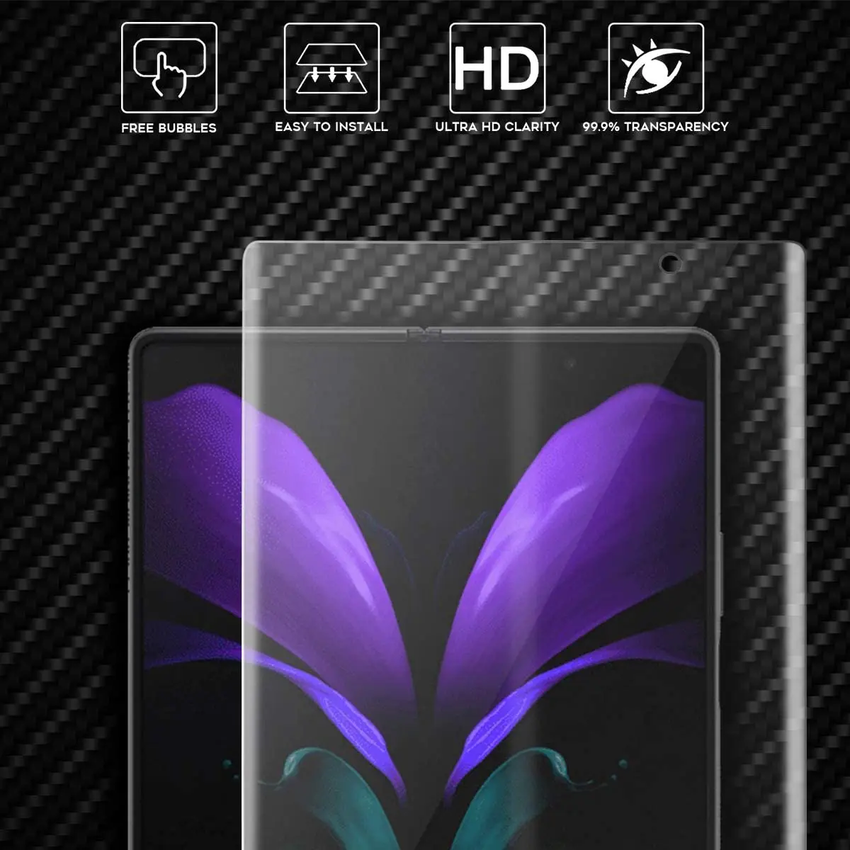 3in1 hydrogel film for samsung galaxy z fold 3 5g full coverage screen protector front back protective film for samsung z fold3 free global shipping