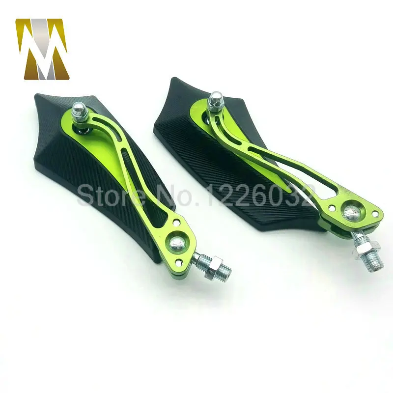 6 видов цветов складные зеркала заднего вида для мотоцикла с винтом 8 мм 10 Suzuki Kawasaki