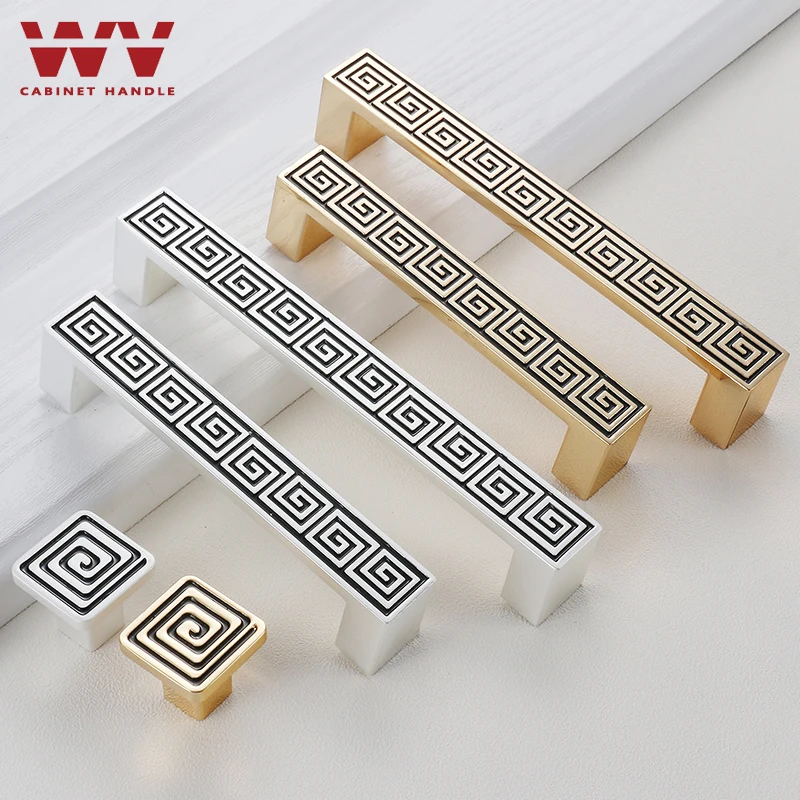 ВМ классический цвета: золотистый серебристый Ручка скандинавские современные