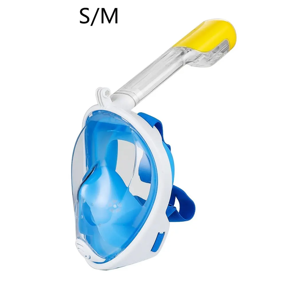 Маска для плавания маска дайвинга на все лицо незапотевающие очки подводного с