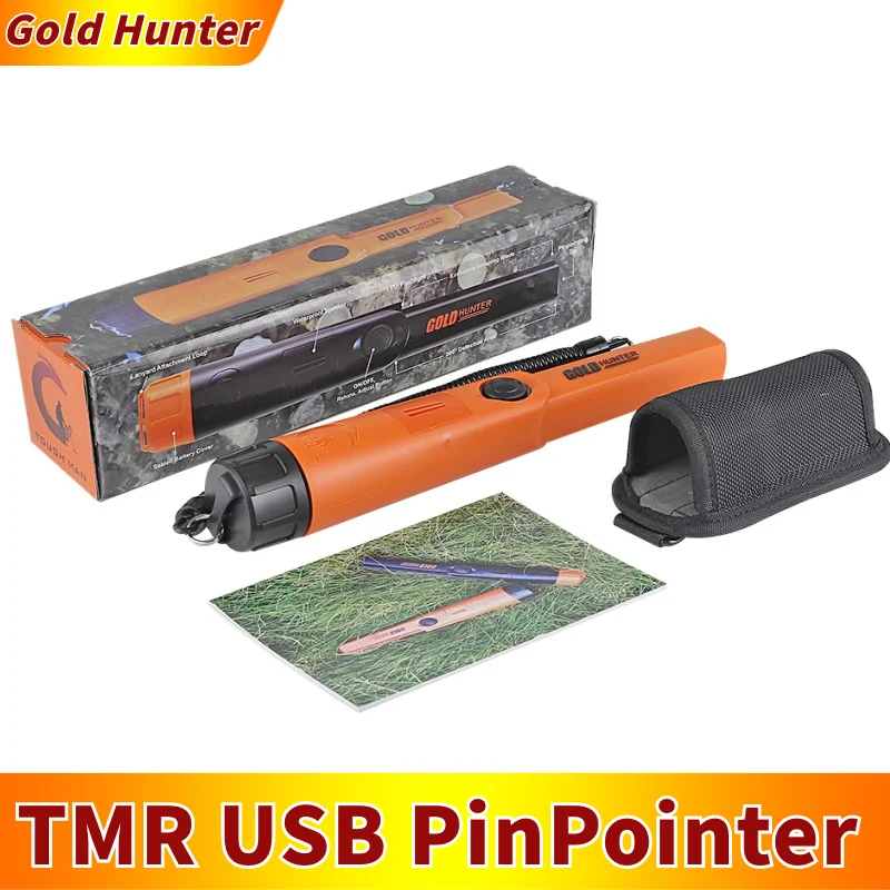 Gold Hunter TMR best metal detector pinpointer waterproof underground gold with holster | Инструменты