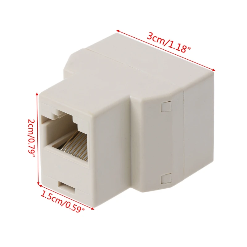 Высококачественный адаптер соединителя RJ45 CAT5 CAT5E Network Ethernet 1to2 | Обустройство дома