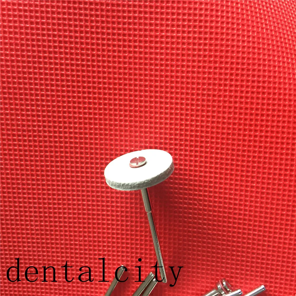 100 шт. зубные лабораторные полировальные колеса серый + 20 хвостовик оправки