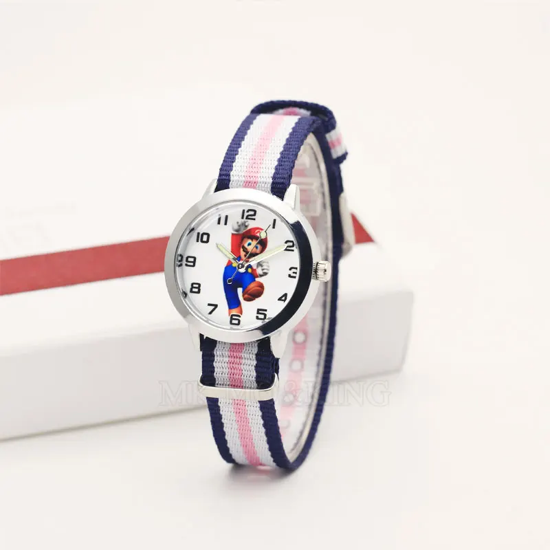 Роскошные водонепроницаемые часы подарки игра супер милые Мультяшные наручные