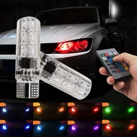 haoyuehao new rgb with remote control fdt10 6 2 silicone car width light flash light atmosphere pair