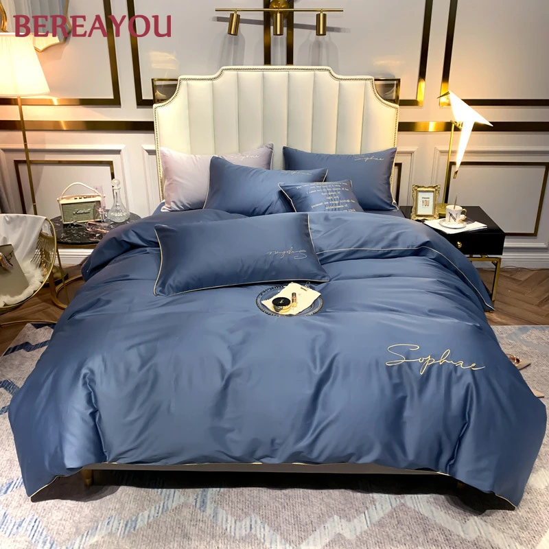 Роскошные комплекты постельного белья для мальчиков хлопковая атласная кровать