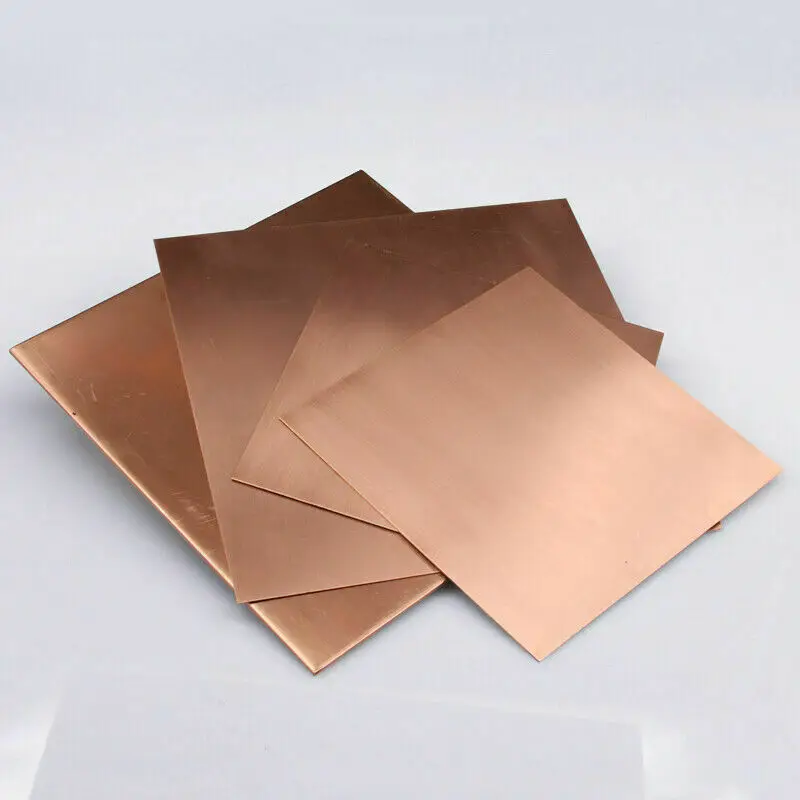 

Thickness 0.8mm x 200mm x 200mm 99.9% Pure Copper T2 Cu Metal Sheet Copper Plate Square 1pc