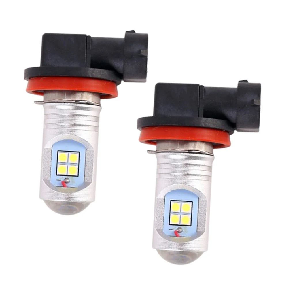 2x6000K Ксеноновые белые H8/H11 12-SMD светодиодный ные лампы противотумансветильник