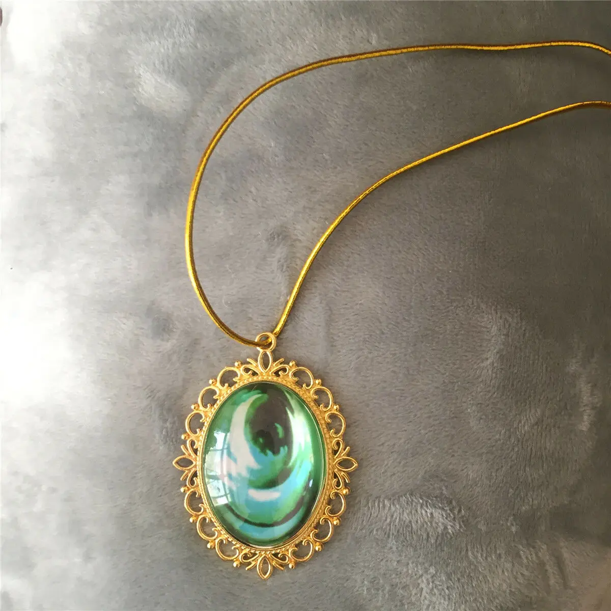 Аниме фиолетовый эвергарден фиолетовое ожерелье бола галстук подвеска цепочка