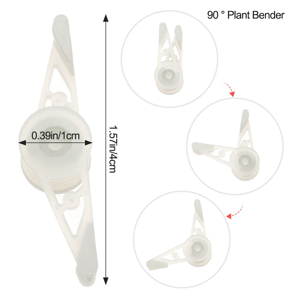 Degree Plant Bender Luminous Clip for Low Stress Adjustable LST Regular to Allow More Light and Air Flow | Дом и сад