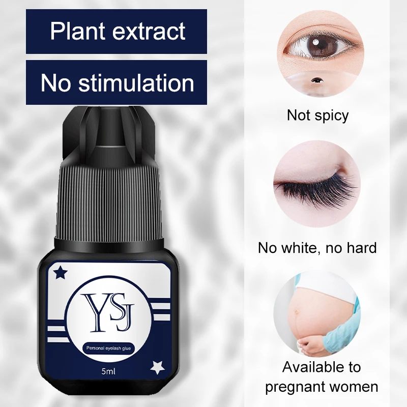 5Ml Professional Eyelash Extension Glue Long Lasting Grafting Lashes Makeup Tools Quick Dry Semi Permanent Extensions | Красота и