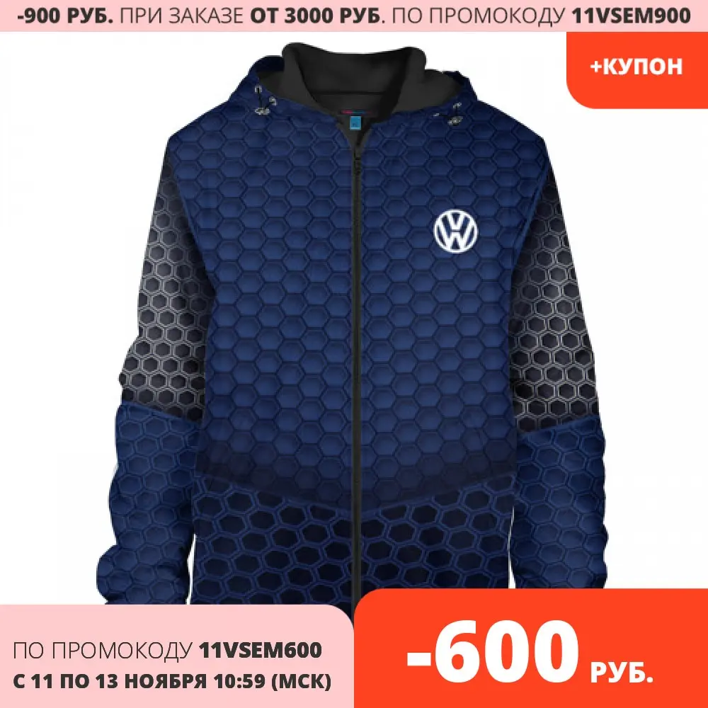 Мужская куртка 3D Volkswagen SPORT MOTORS|Мужские куртки| |