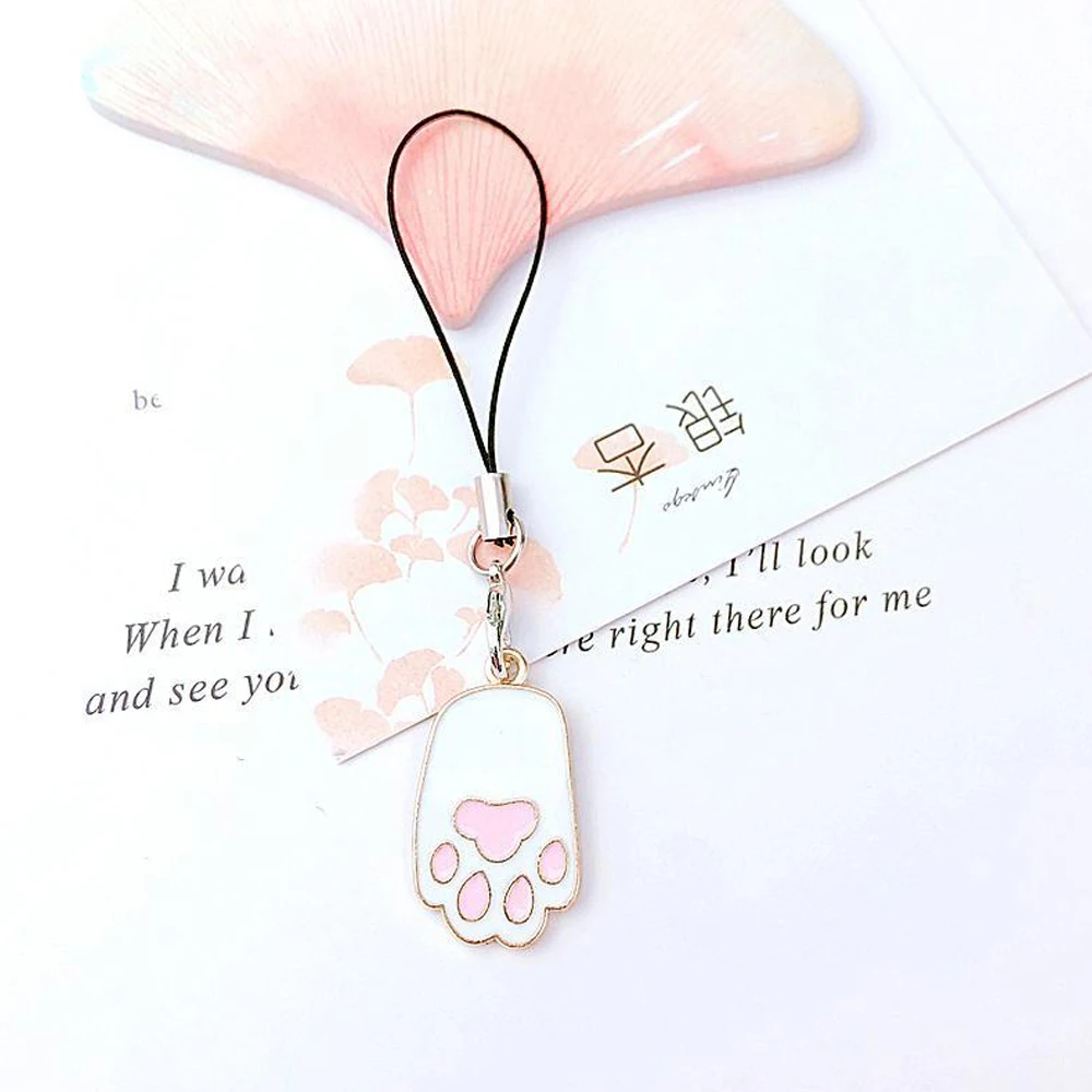 Cute Japanese Style Smart Phone Strap Lanyards for iPhone/Samsung/Xiaomi/Huawei Mobile Phone Strap Hang Rope Girls Phone Charm