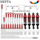 Металлическое рулевое крепление с амортизатором для 112 MN D90 D91 MN40 MN45 MN99 MN99s 116 WPL C14 C24