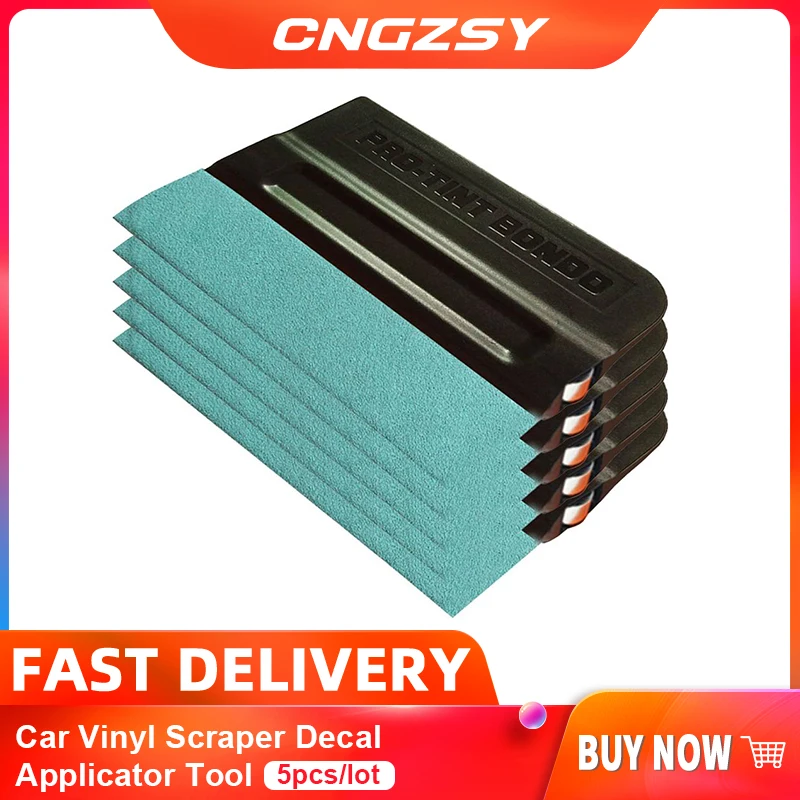 Glossy Vinyl Wrap Plastic Squeegee 4 Inch Built in Magnet with Edge for Car Scraper Decal Applicator Tool 5A33 5A10 | Автомобили и