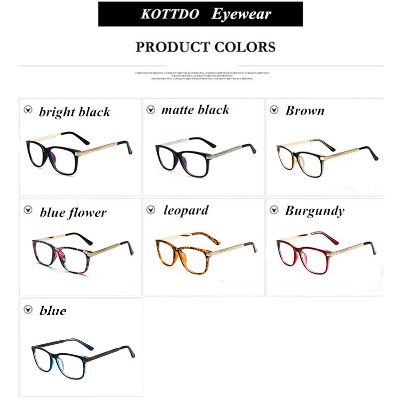 fashion women retro vintage eyeglasses frame metal men square glasses frame computer optical clear eyewear oculos free global shipping