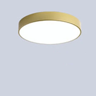 Gold solid Светодиодный Современный железо акрил круглый 5 см Высота DIY люстра освещение Lamparas Decho подвесной светильник Lampen для фойе спальни - Цвет абажура: Gold solid