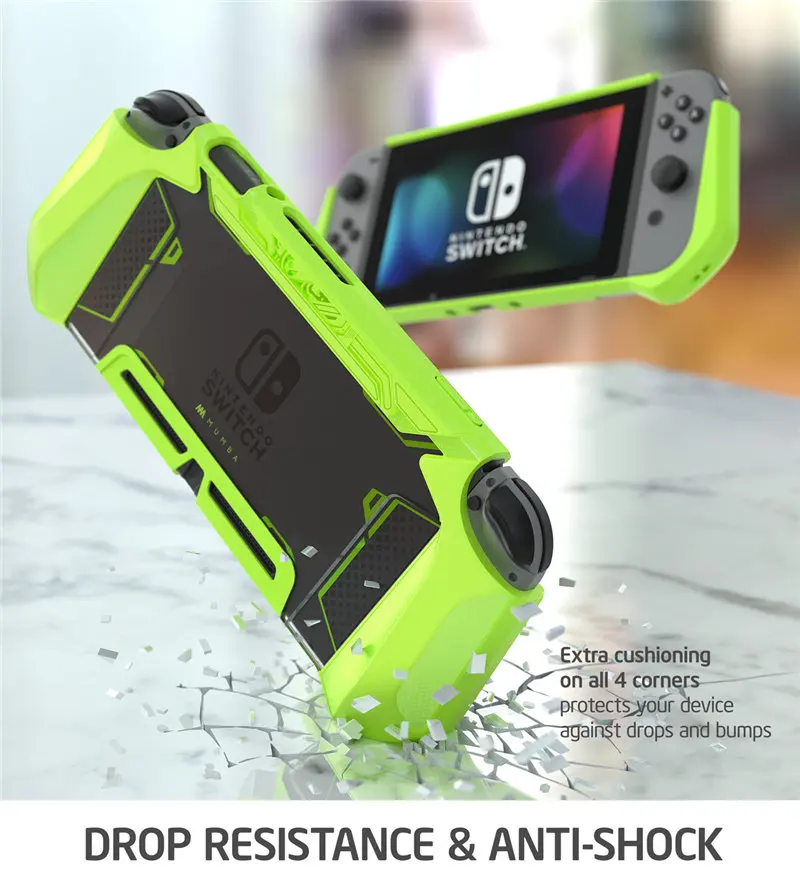 Прикрепляемый чехол для nintendo Switch Mumba Blade Series TPU Grip Cover совместим с консолью nintendo Switch и контроллером Joy-Con