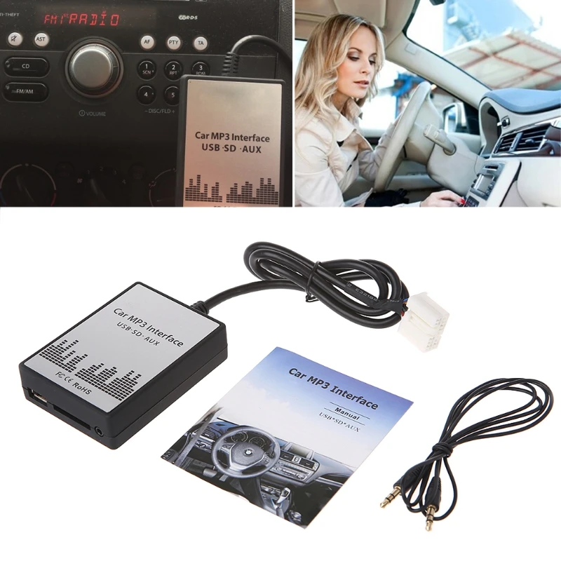 

New Usb Sd Aux Car MP3 Adapter CD Change For Suzuki Aerio, Grand Vitara, Ignis, Jimny II, Liana, Splash, Swift, SX4, Wagen R+, X