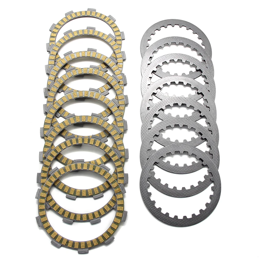 

Motorcycle Clutch Friction Disc Plate Kit For Yamaha FZR400 FZR400U/W/A/SUC/SWC/SAC 21V-16321-00 3XP-16321-00 131-16324-00