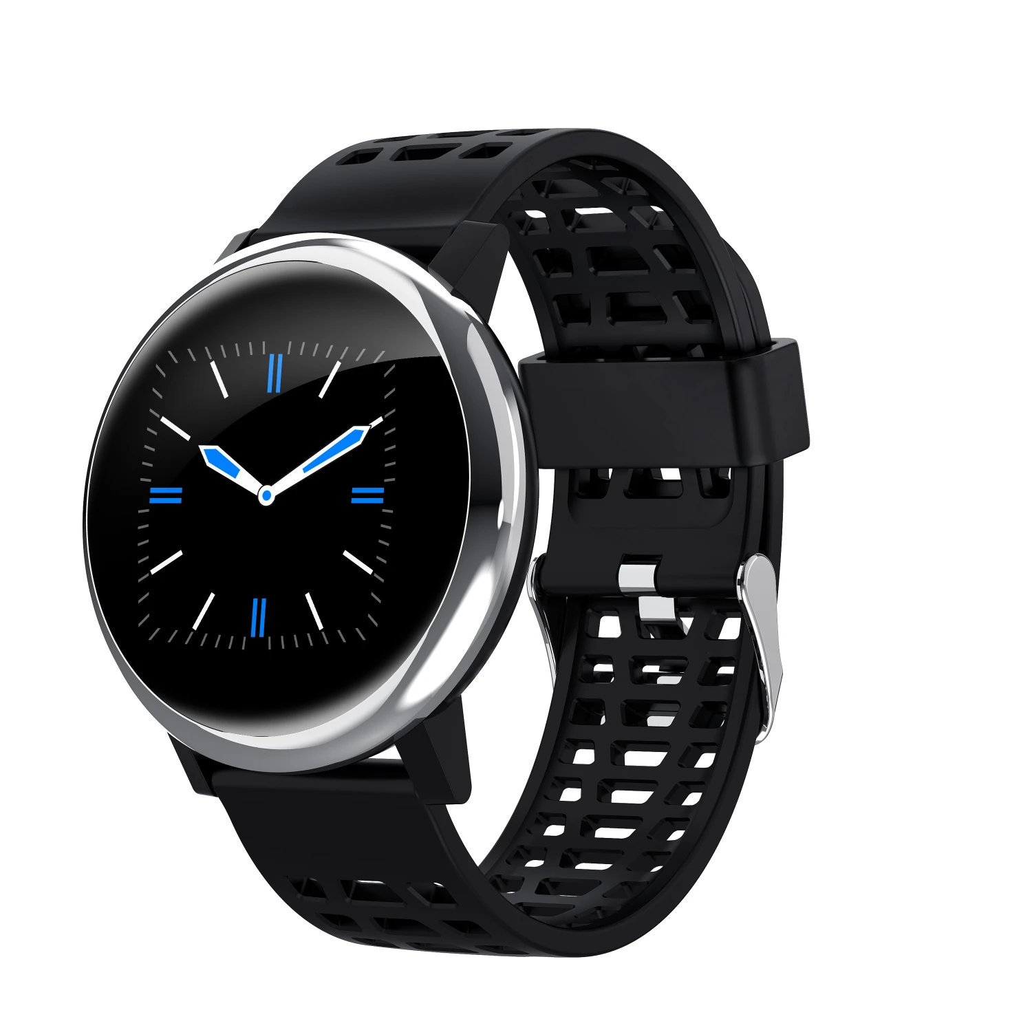 COXRY, спортивные Смарт-часы, мужские, Bluetooth, часы для здоровья, женские, фитнес, пульсометр, наручные часы, кровяное давление, умные часы, IOS, Android - Цвет: silver