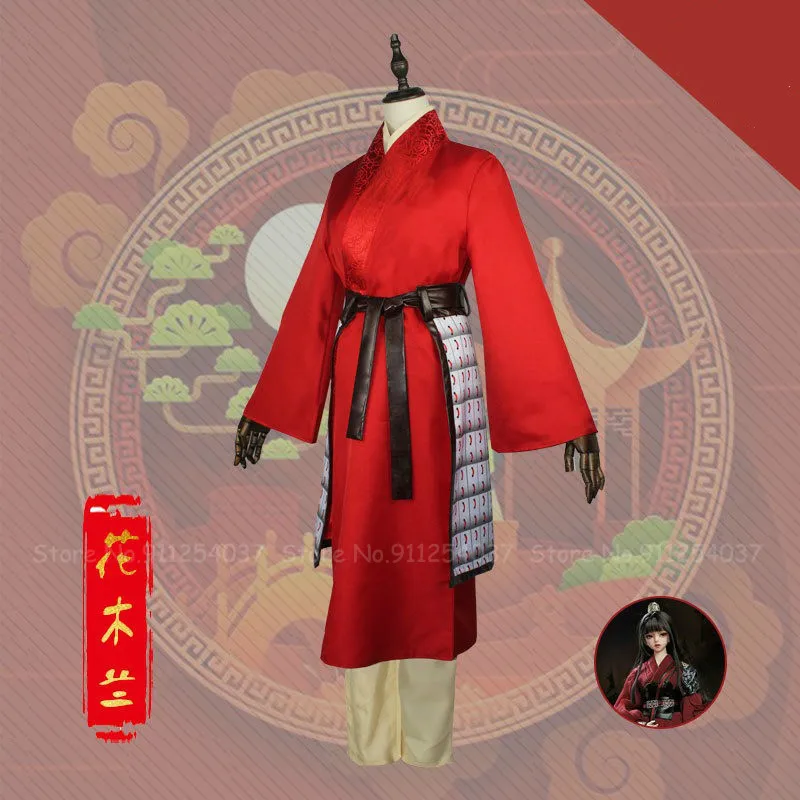 Женская Китайская красная одежда ханьфу костюм для косплея по мотивам фильма Хуа