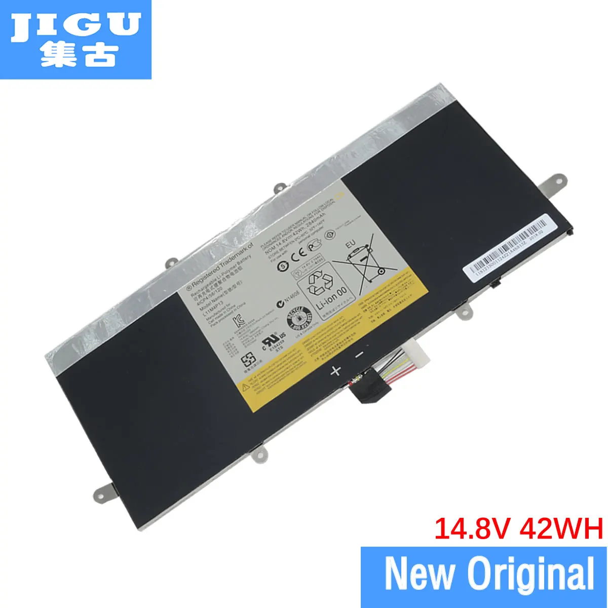 

JIGU 14.8V 42WH 4ICP4/56/120 4ICP4/56/126 L11M4P13 Original Laptop Battery For Lenovo For IdeaPad Yoga 11 Ultrabook 11S