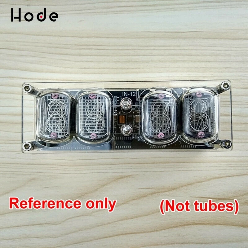 4 битные светящиеся трубчатые часы цветной светодиодный с подсветкой DS3231 Nixie bsc