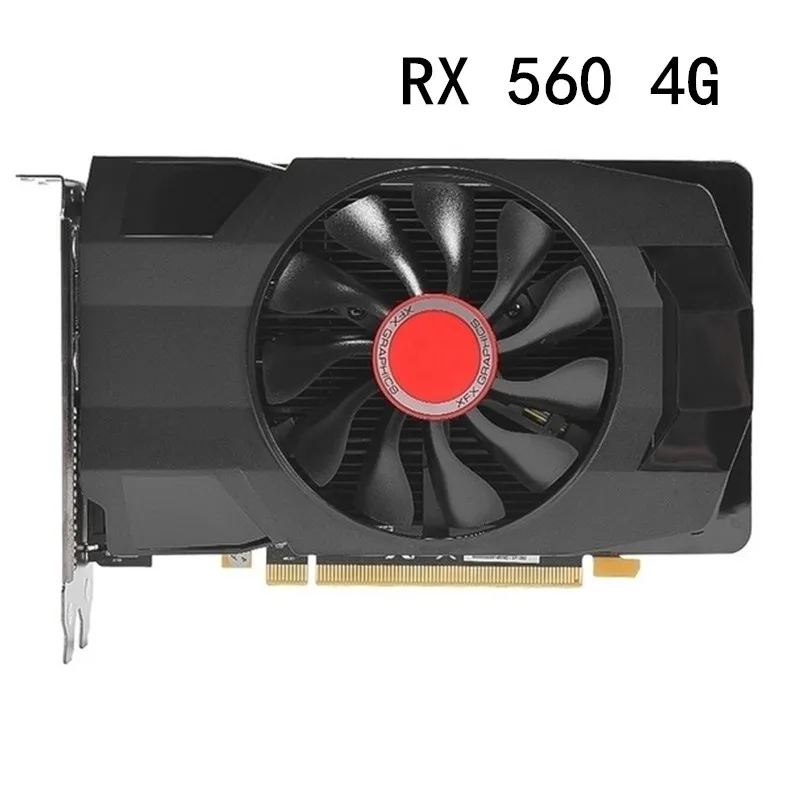 Оригинальная видеокарта XFX RX 560 4 Гб Radeon RX560 AMD игровой экран игровая карта GPU