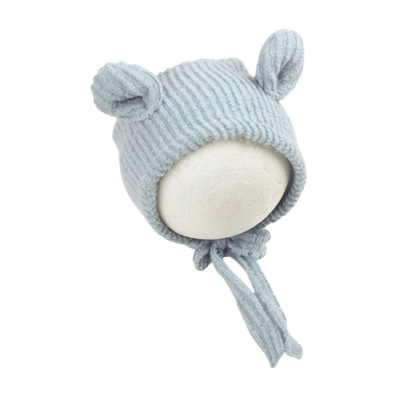 

Newborn Photography Posing Props Cute Crochet Knitted Hat Baby Infants Beanies