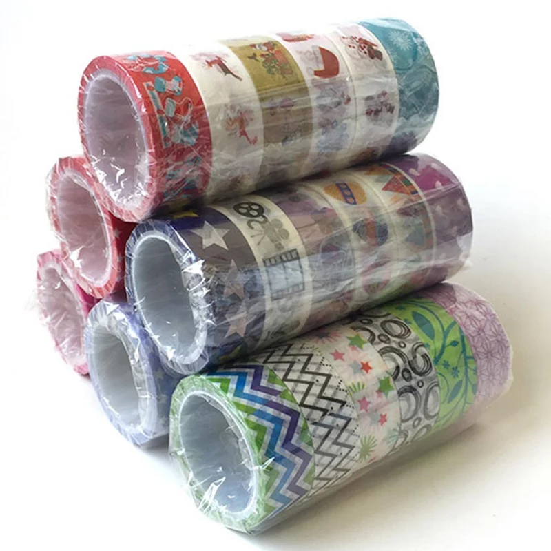 

1PC Christmas Washi Tape Lovely Cartoon Masking Tape DIY Planner Adhesive Tapes Gift Decor Tape Office School Stationery