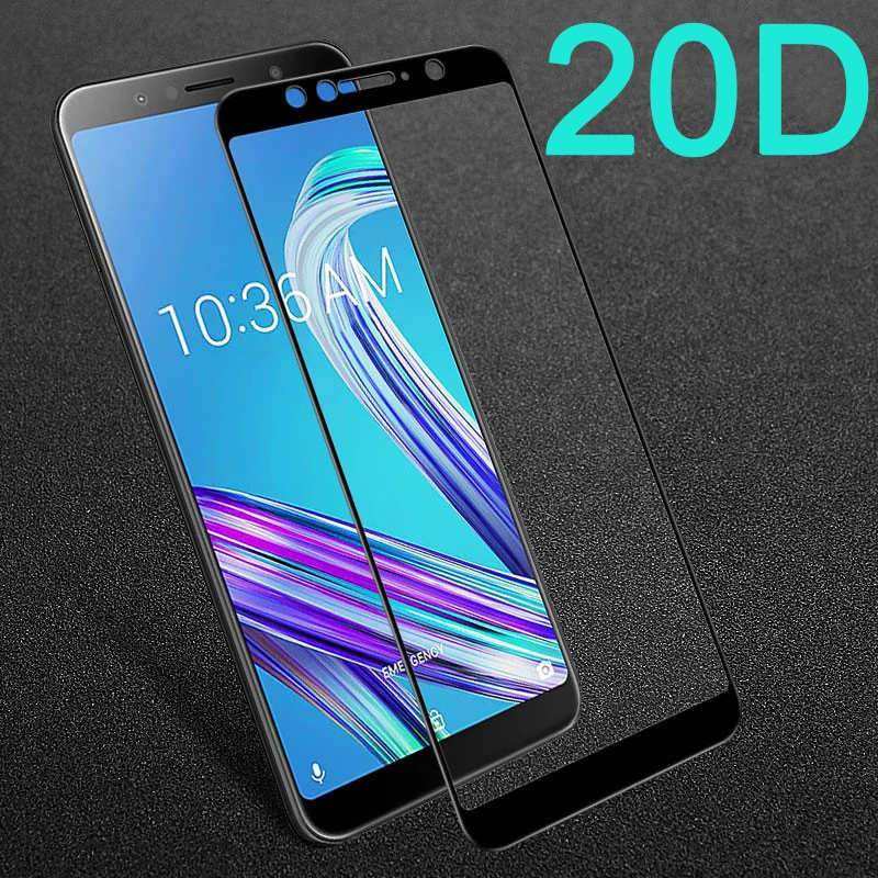 2 шт 20D протектор экрана из закаленного стекла для ASUS Zenfone Max pro M1 ZB601KL M 1 ZB602K ZB555KL защитное стекло 9H пленка