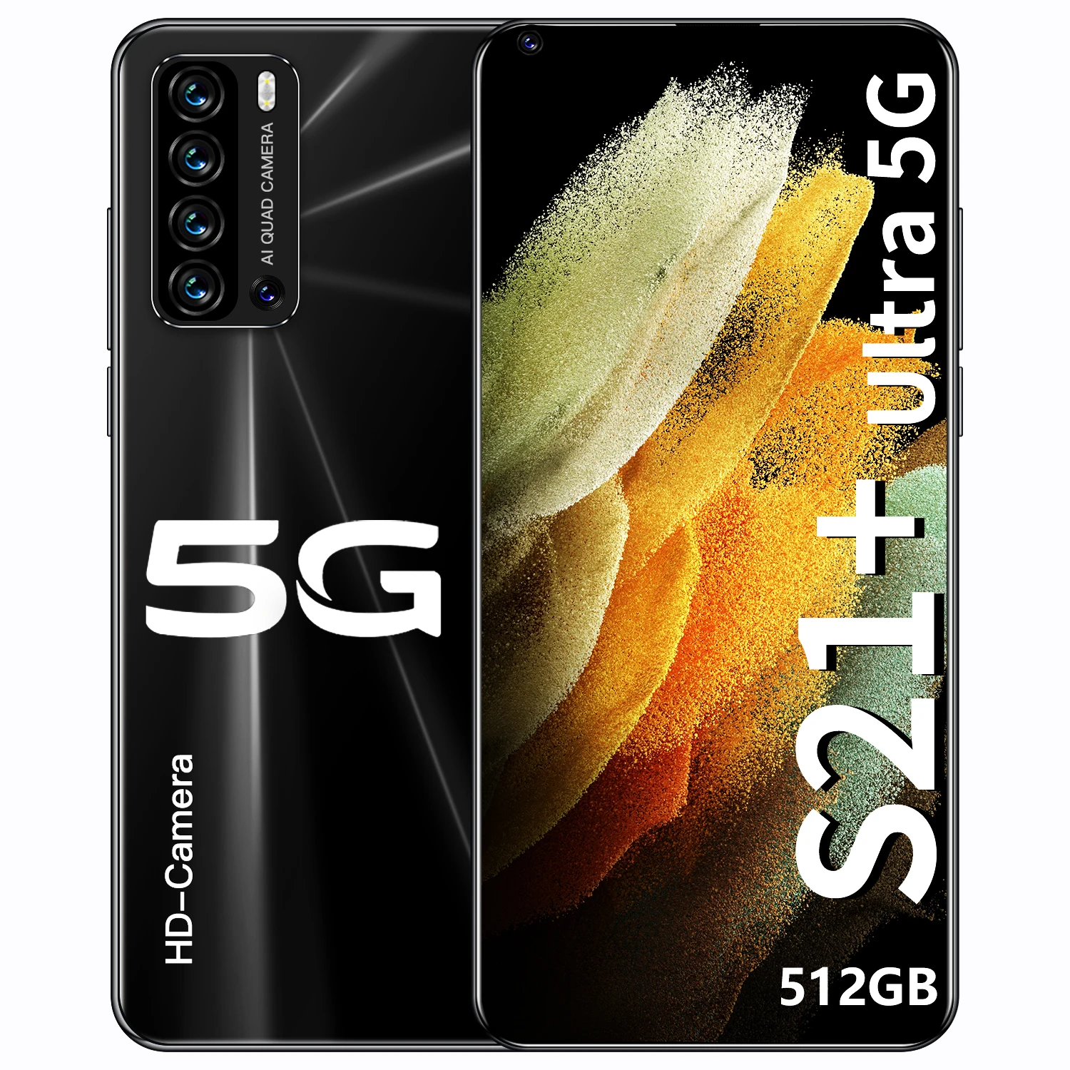 

Уникальный смартфон S21 + Ultra, 7,3 дюйма, 4G/телефон, разблокировка 24 Мп + 48 МП, 12 Гб + 512 ГБ, 5600 мАч, мобильные телефоны Android, смартфон