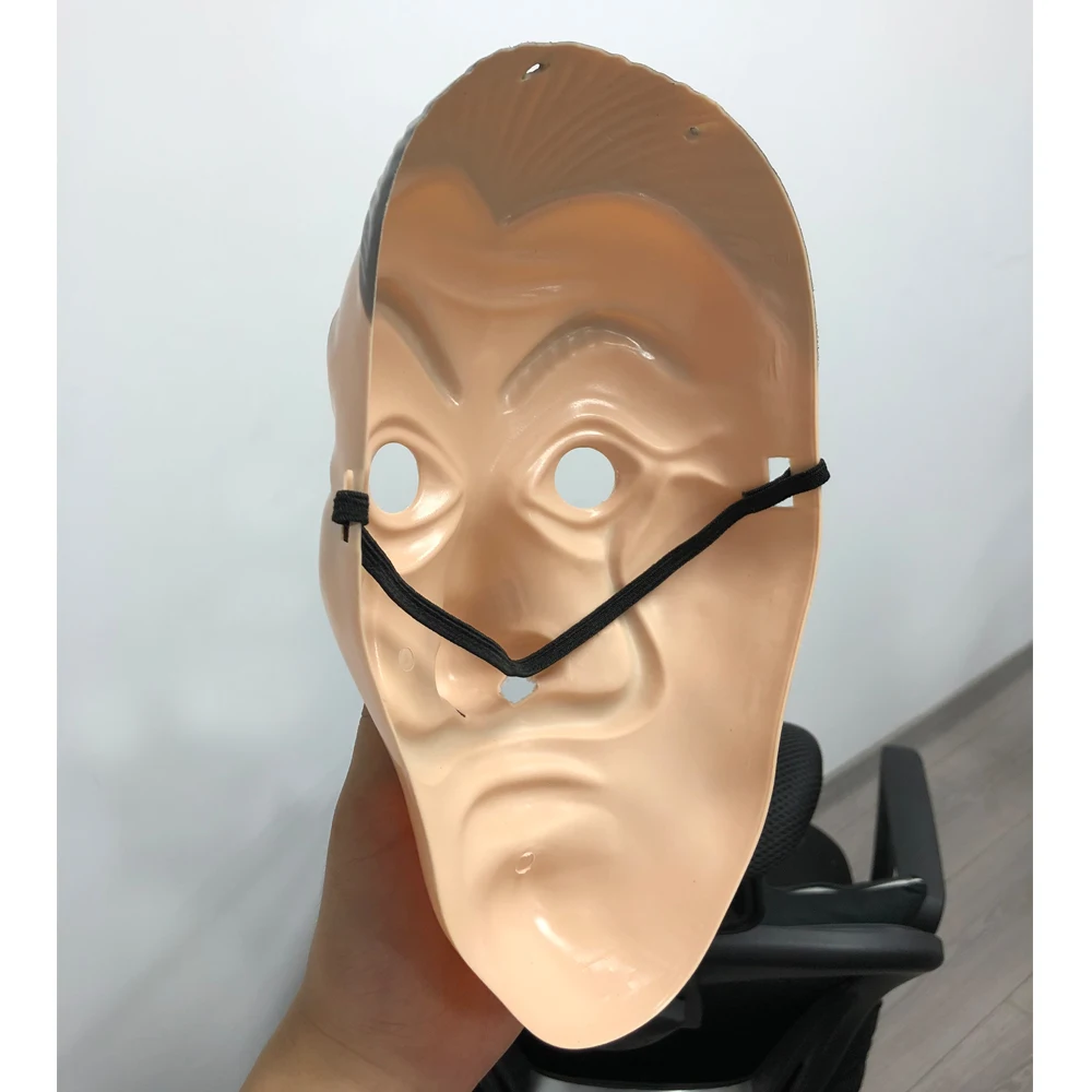 Салвада дали ла Каса де papel Маска Косплей деньги Heist пластиковые маски вечеринка