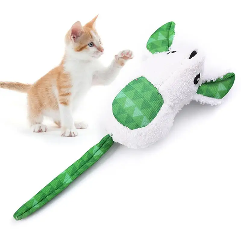 1 шт. забавная игрушка для кошек кошачья мята Толстая мышка Форма жевательные